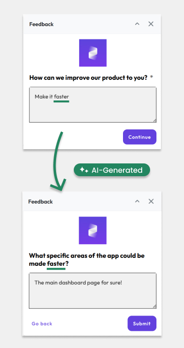 Dorable survey example mobile